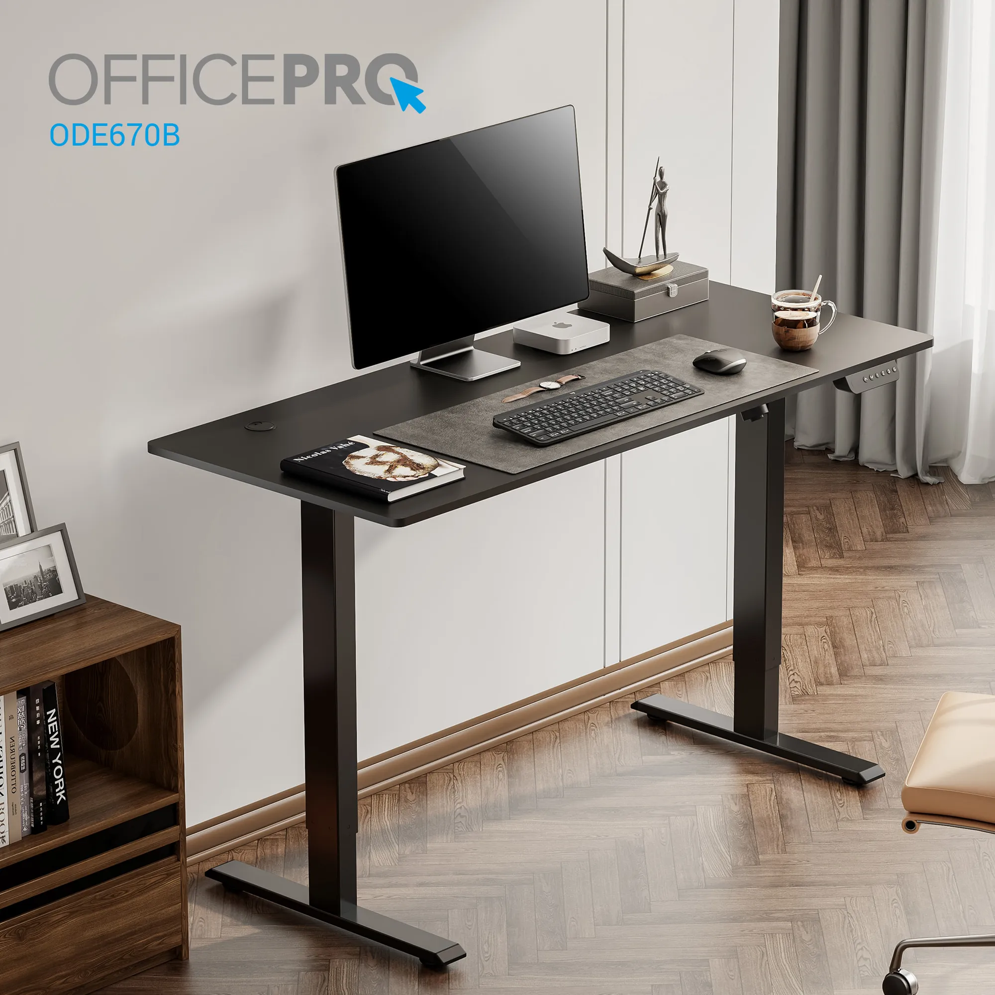 Купить Компьютерный стол с электрорегулировкой высоты OfficePro ODE670B - фото 4