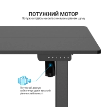 Купить Компьютерный стол с электрорегулировкой высоты OfficePro ODE670B - фото 7