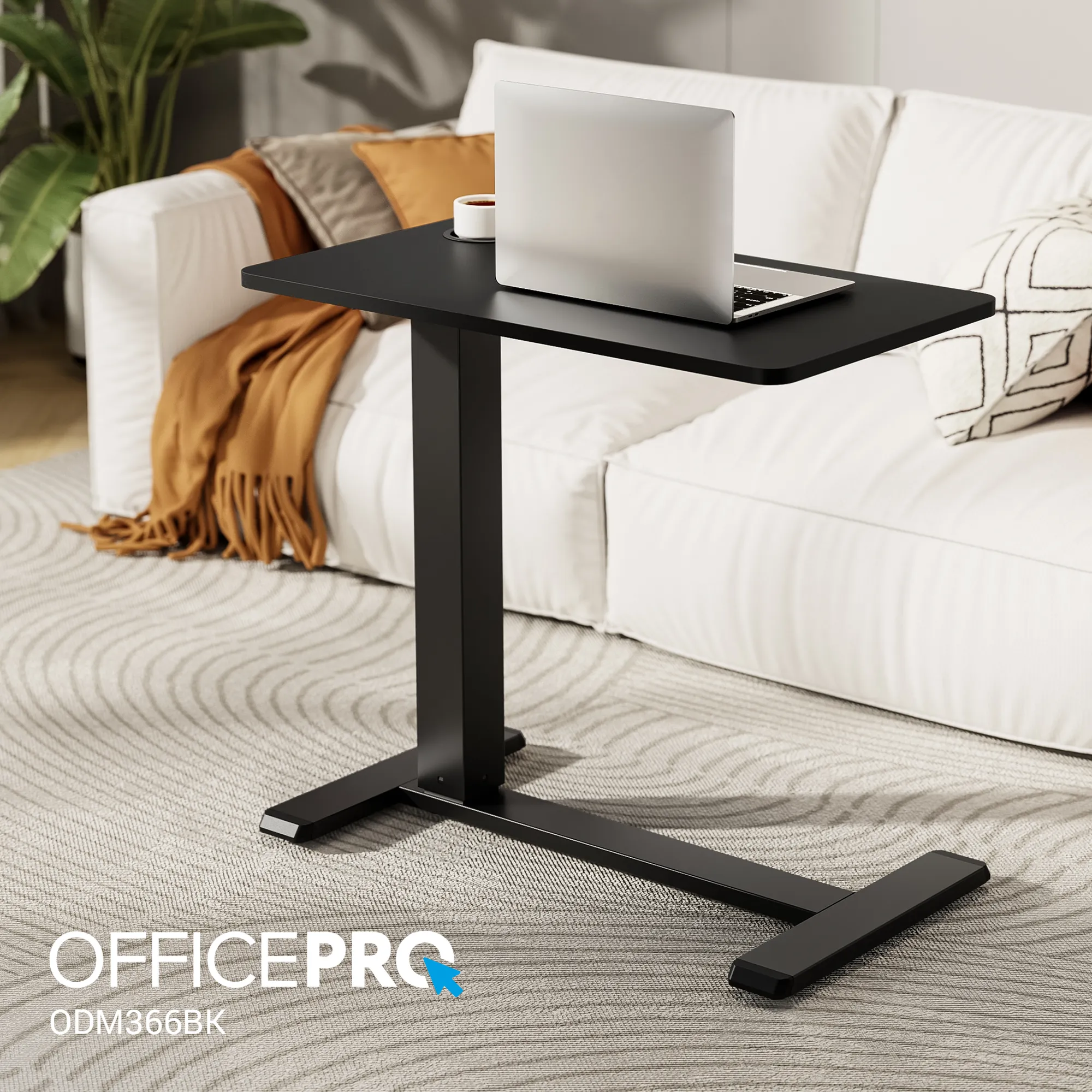 Купити Офісний стіл з регулюванням висоти OfficePro ODM366BK - фото 7