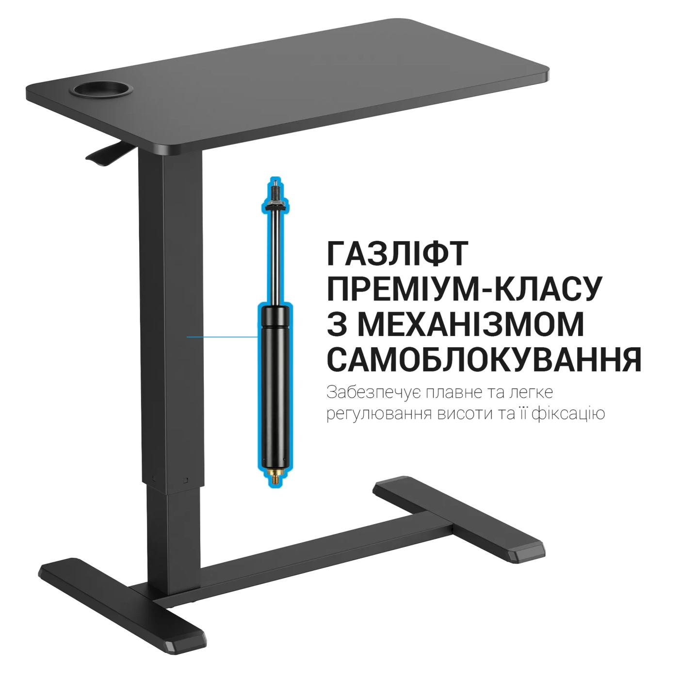 Купити Офісний стіл з регулюванням висоти OfficePro ODM366BK - фото 10