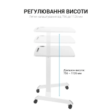 Купить Офисный стол с регулировкой высоты OfficePro ODM380W - фото 10