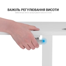 Купить Офисный стол с регулировкой высоты OfficePro ODM380W - фото 11