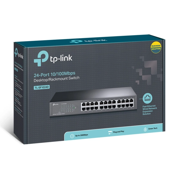 Купити Комутатор TP-LINK TL-SF1024D 24x10/100 - фото 4