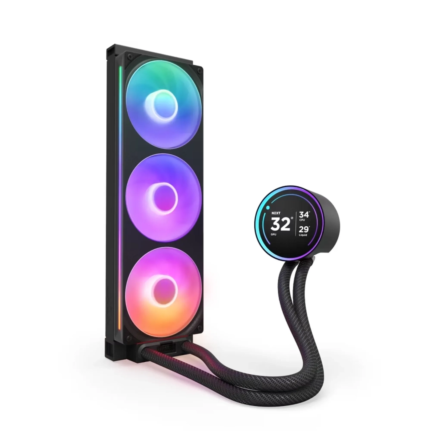 Купить Система водяного охлаждения NZXT Kraken Elite 360 RGB Black (RL-KR36E-B2) - фото 2
