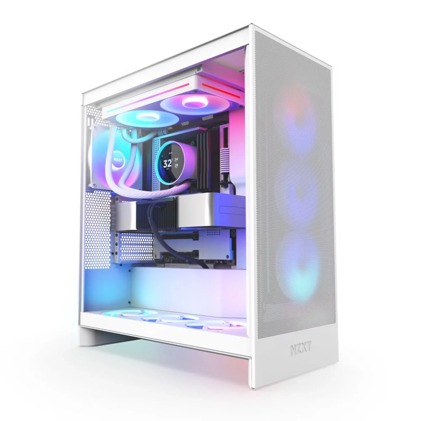 Купить Система водяного охлаждения NZXT Kraken Elite 280 RGB White (RL-KR28E-W2) - фото 5