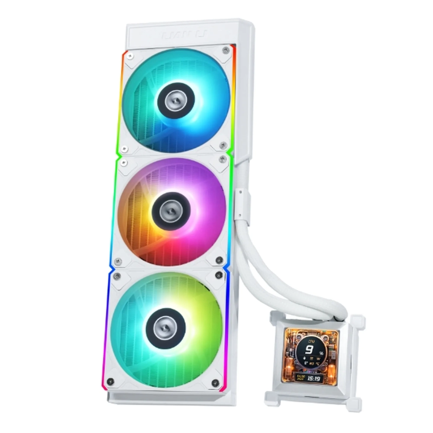 Купити Система водяного охолодження Lian Li HydroShift LCD 360R White (G89.GHSLCD36RW.00) - фото 1