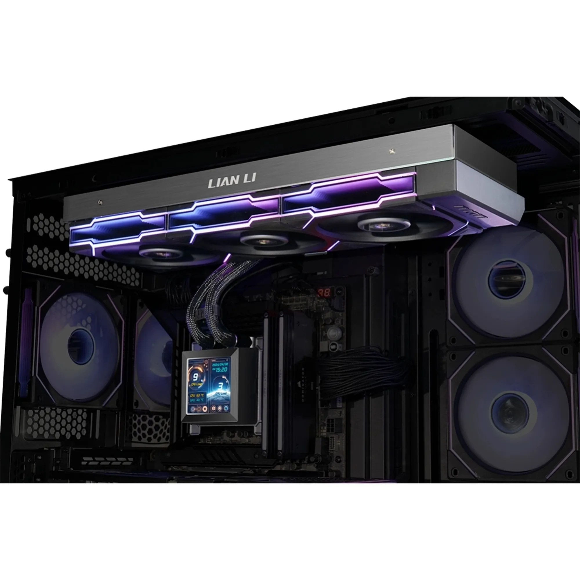 Купить Система водяного охлаждения Lian Li HydroShift LCD 360TL White (G89.GHSLCD36TW.00) - фото 14