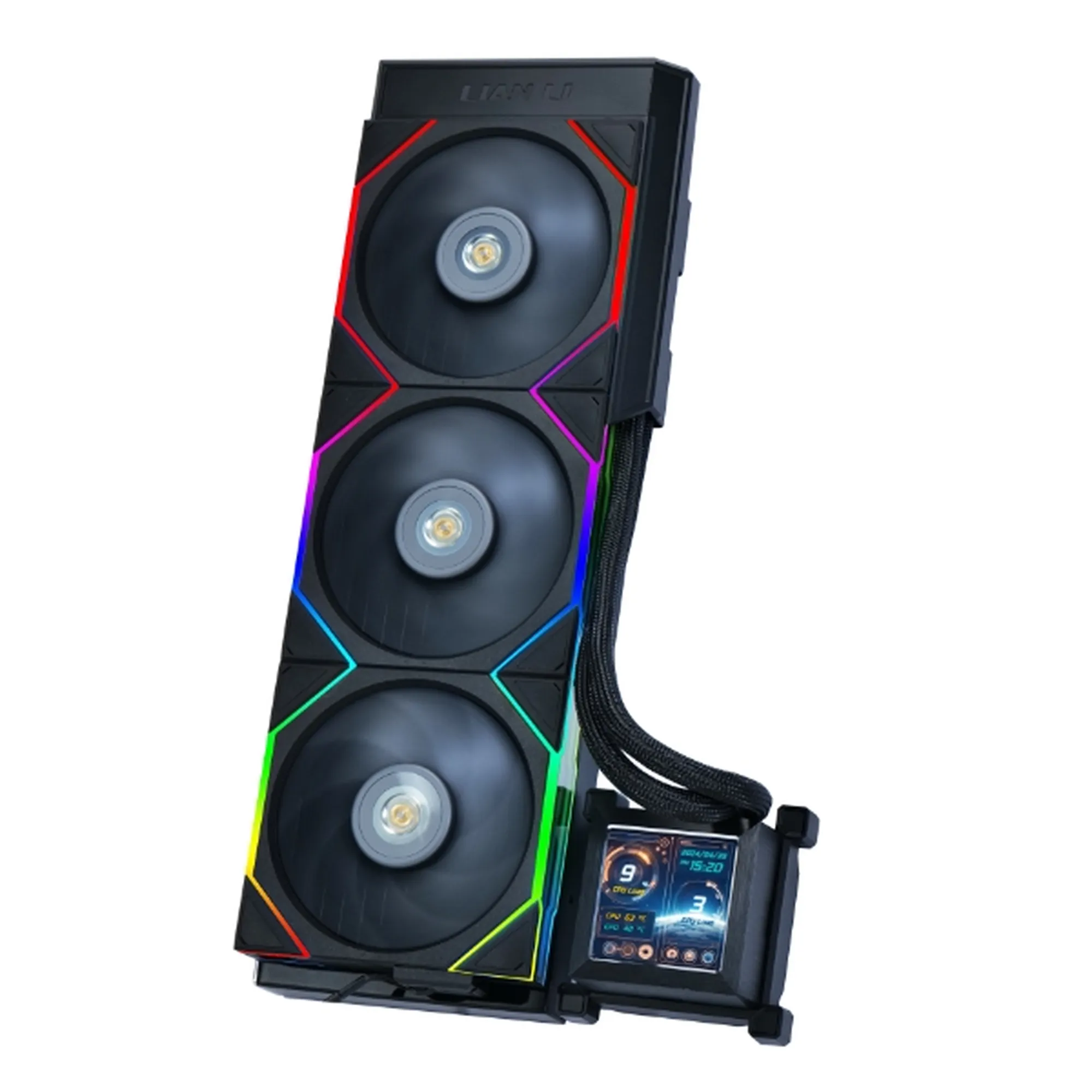 Купити Система водяного охолодження Lian Li HydroShift LCD 360TL Black (G89.GHSLCD36TB.00) - фото 1