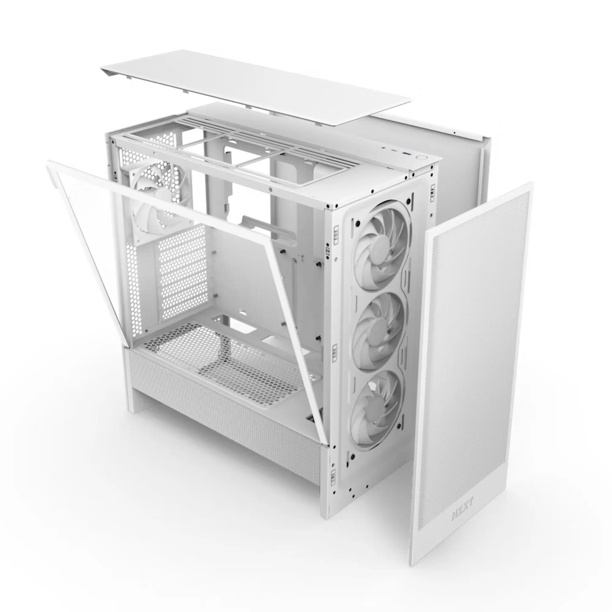 Купить Корпус NZXT H5 Flow RGB White (CC-H52FW-R1) - фото 2
