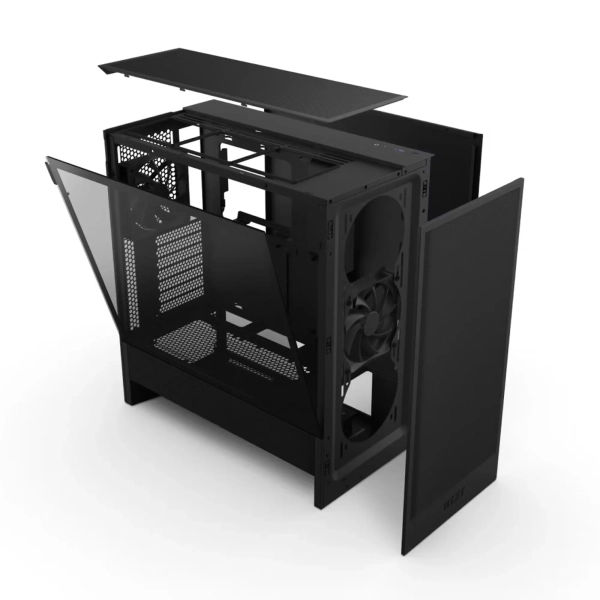 Купити Корпус NZXT H5 Flow Black (CC-H52FB-01) - фото 2