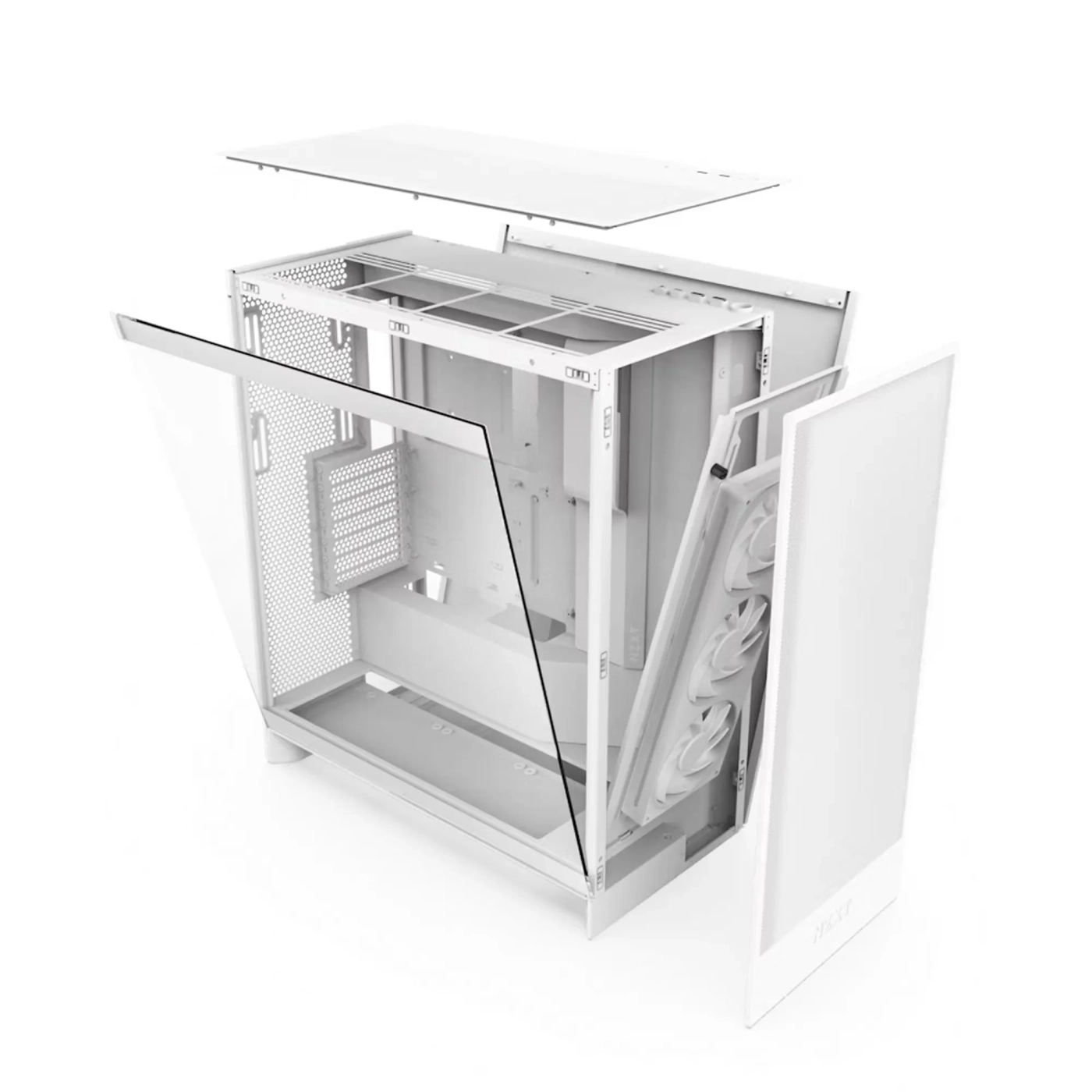 Купить Корпус NZXT H7 Flow RGB White (CM-H72FW-R1) - фото 6