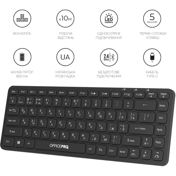 Купить Клавиатура OfficePro SK790B - фото 13