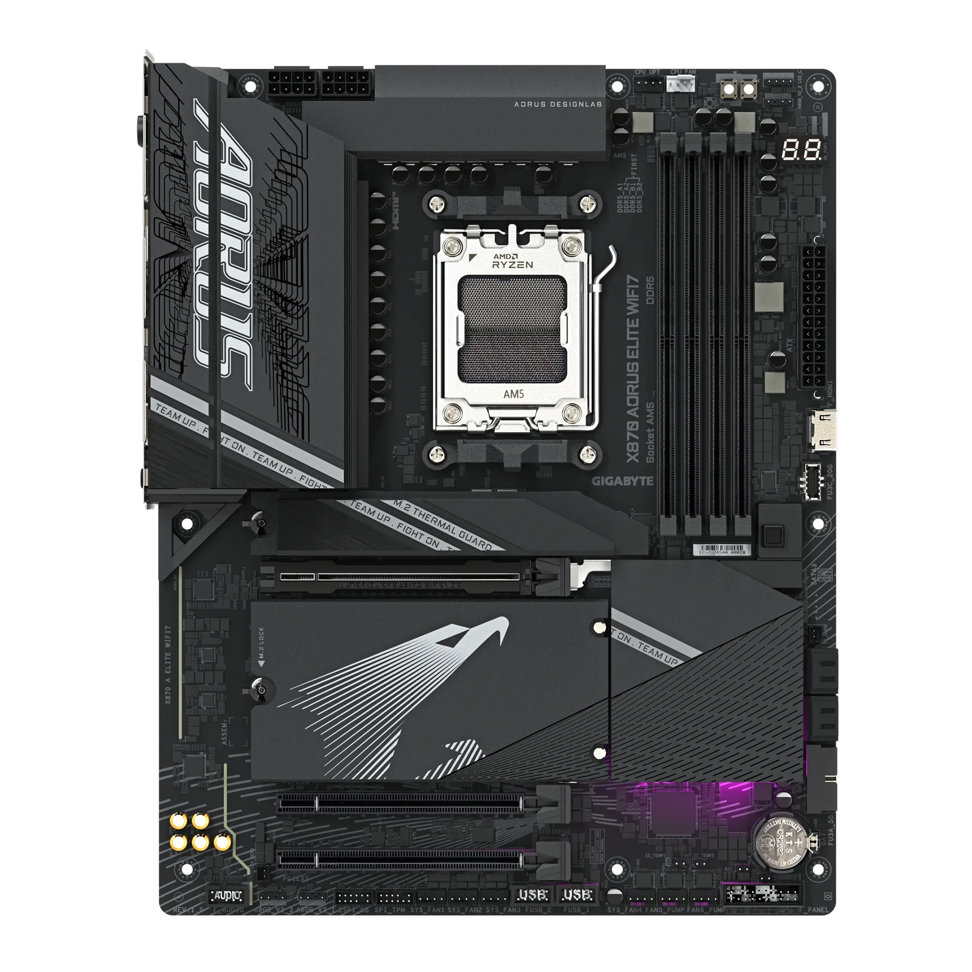 Купить Материнская плата Gigabyte X870 AORUS ELITE WIFI7 - фото 1