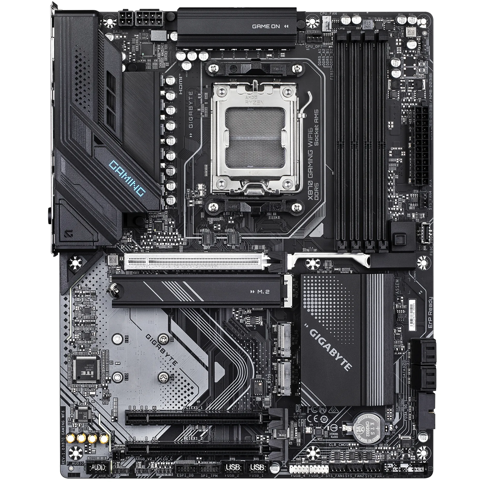 Купити Материнська плата Gigabyte X870 GAMING WIFI6 - фото 1