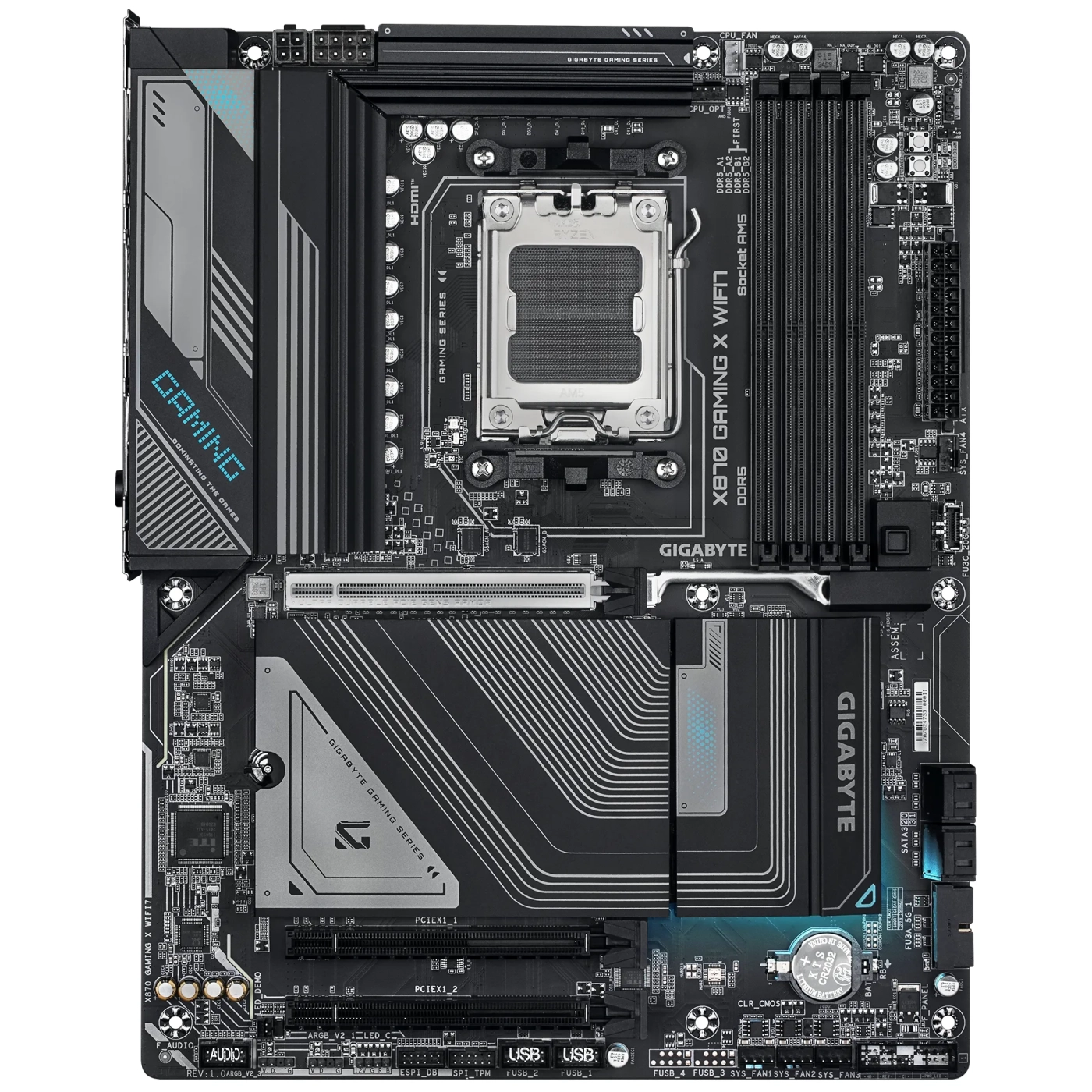 Купити Материнська плата Gigabyte X870 GAMING X WIFI7 - фото 1
