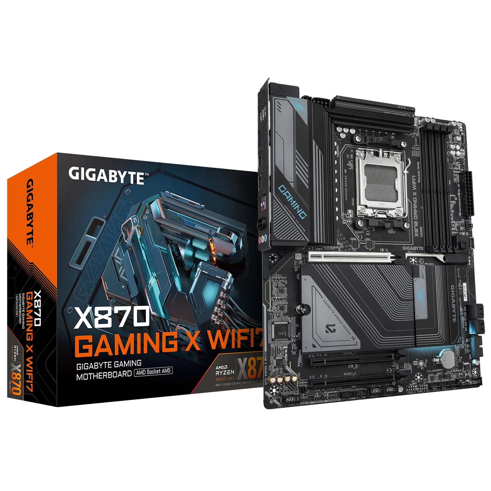 Купити Материнська плата Gigabyte X870 GAMING X WIFI7 - фото 4
