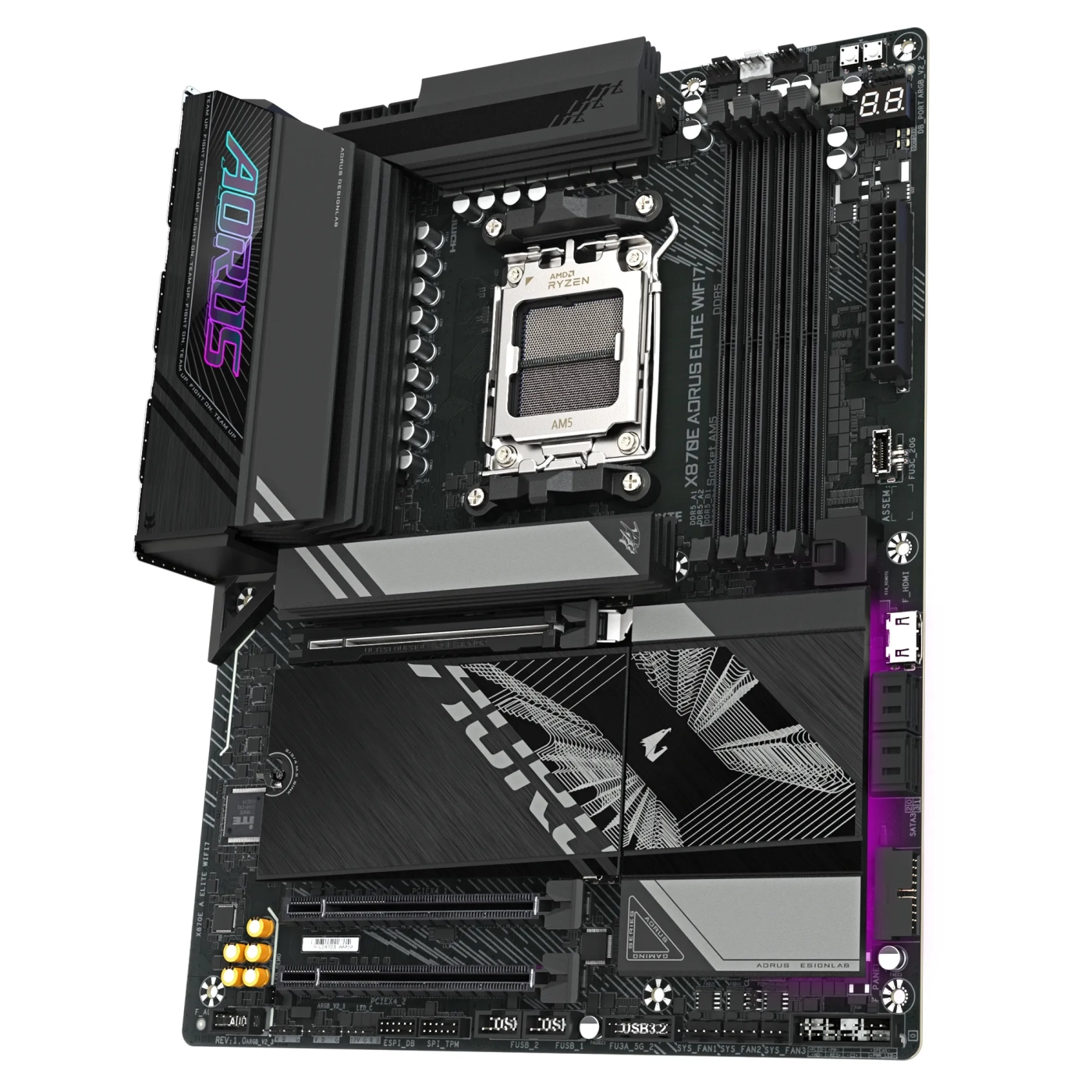 Купити Материнська плата Gigabyte X870E AORUS ELITE WIFI7 - фото 3