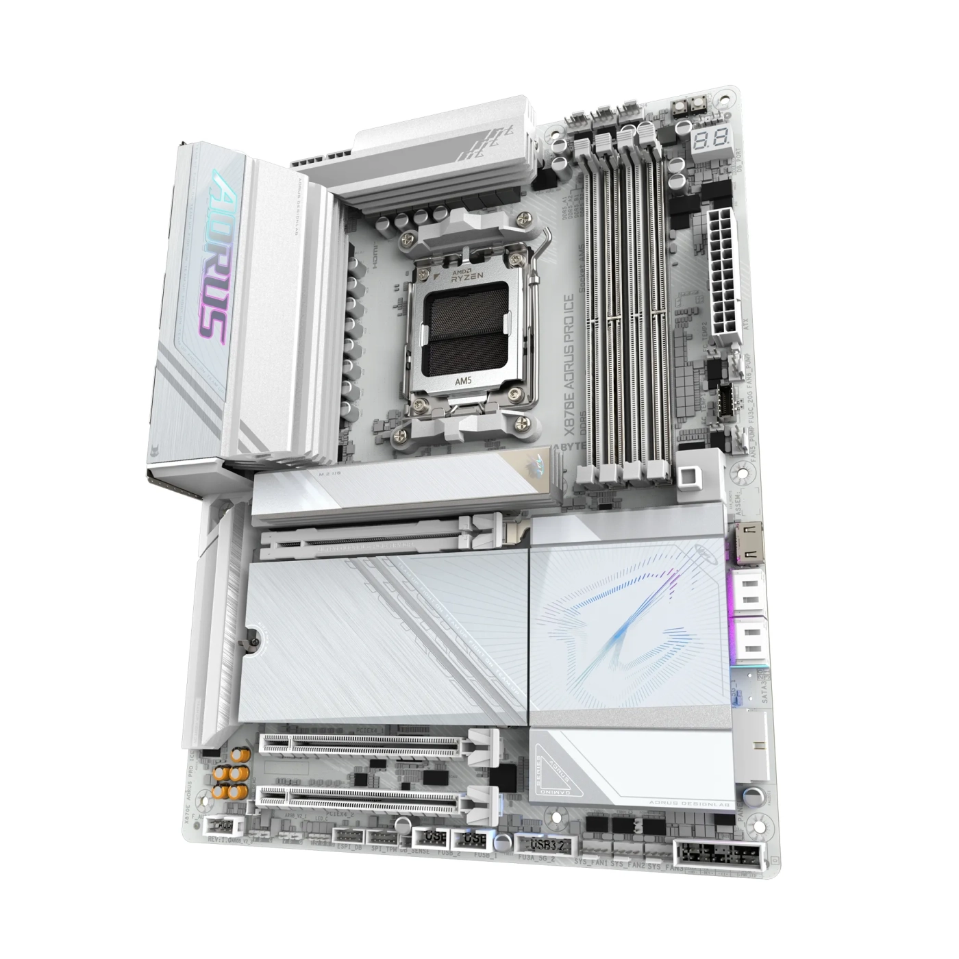 Купить Материнская плата Gigabyte X870E AORUS PRO ICE - фото 3