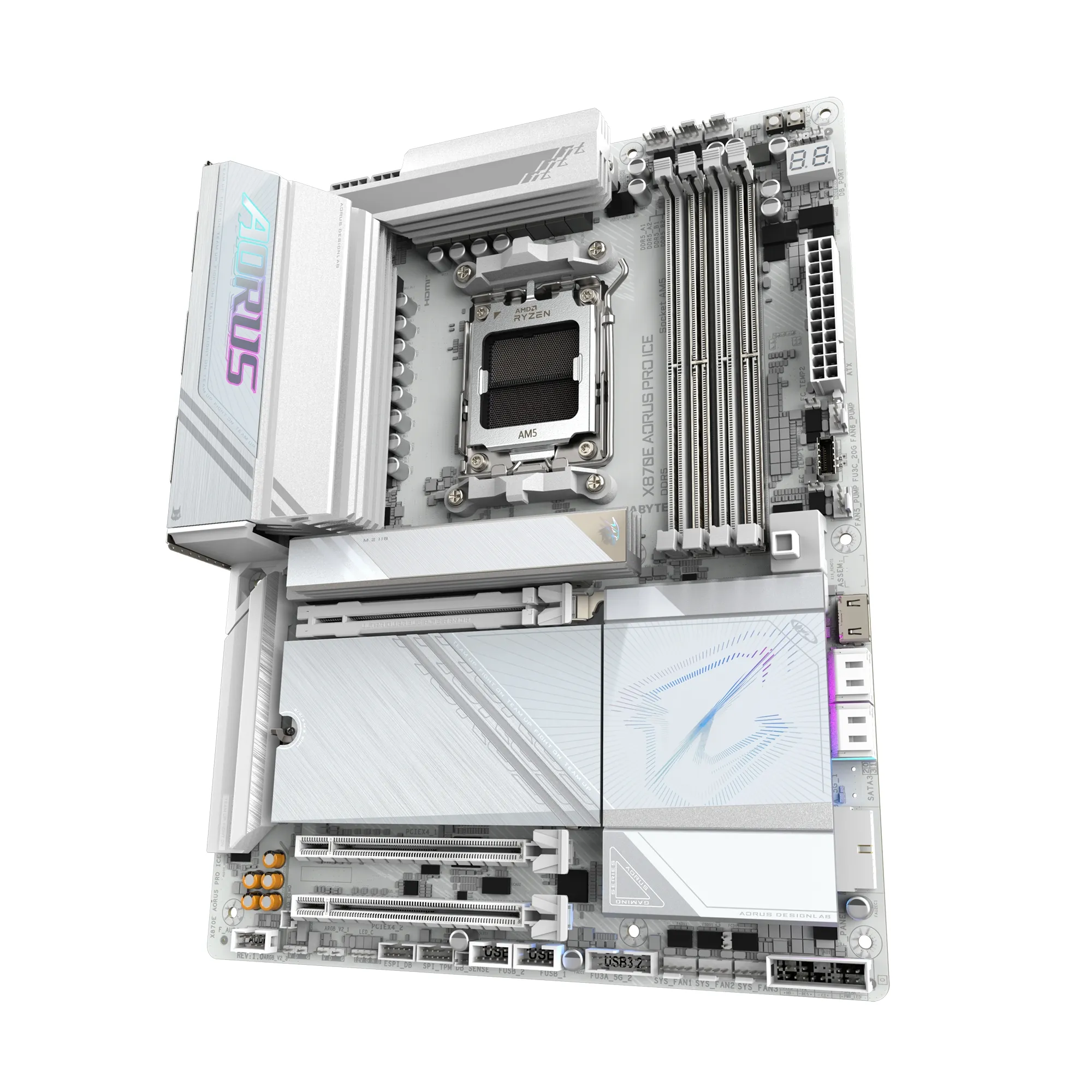 Купить Материнская плата Gigabyte X870E AORUS PRO ICE - фото 3