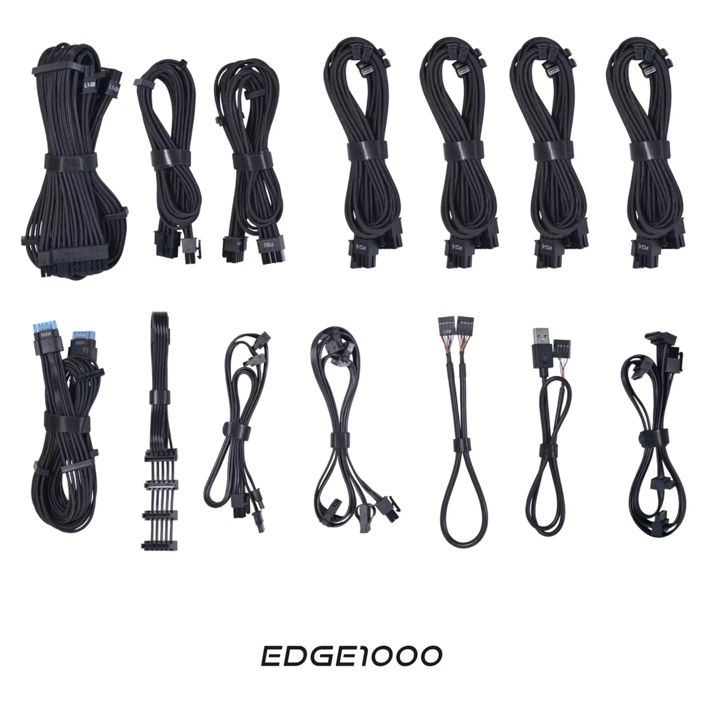 Купить Блок питания Lian Li EDGE1000 80 PLUS Platinum Black (G9P.EG1000.BE00.EU) - фото 9