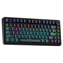 Купить Клавиатура проводная AULA F75 Black keycap KRGD Blue EN/UA (6948391202846) - фото 2