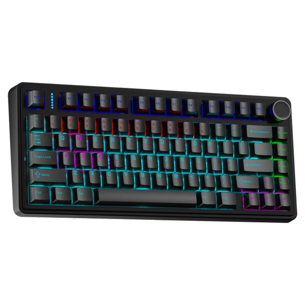 Купить Клавиатура проводная AULA F75 Black keycap KRGD Blue EN/UA (6948391202846) - фото 2