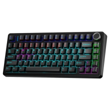 Купить Клавиатура проводная AULA F75 Black keycap KRGD Blue EN/UA (6948391202846) - фото 3