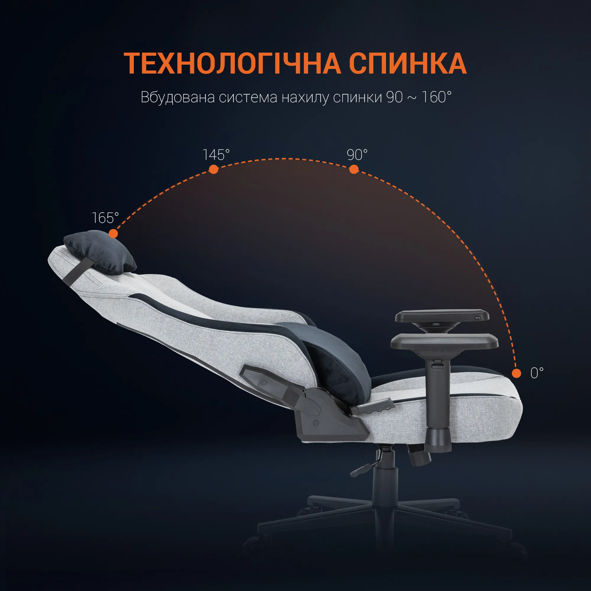 Купити Крісло для геймерів GamePro GC715DG - фото 18