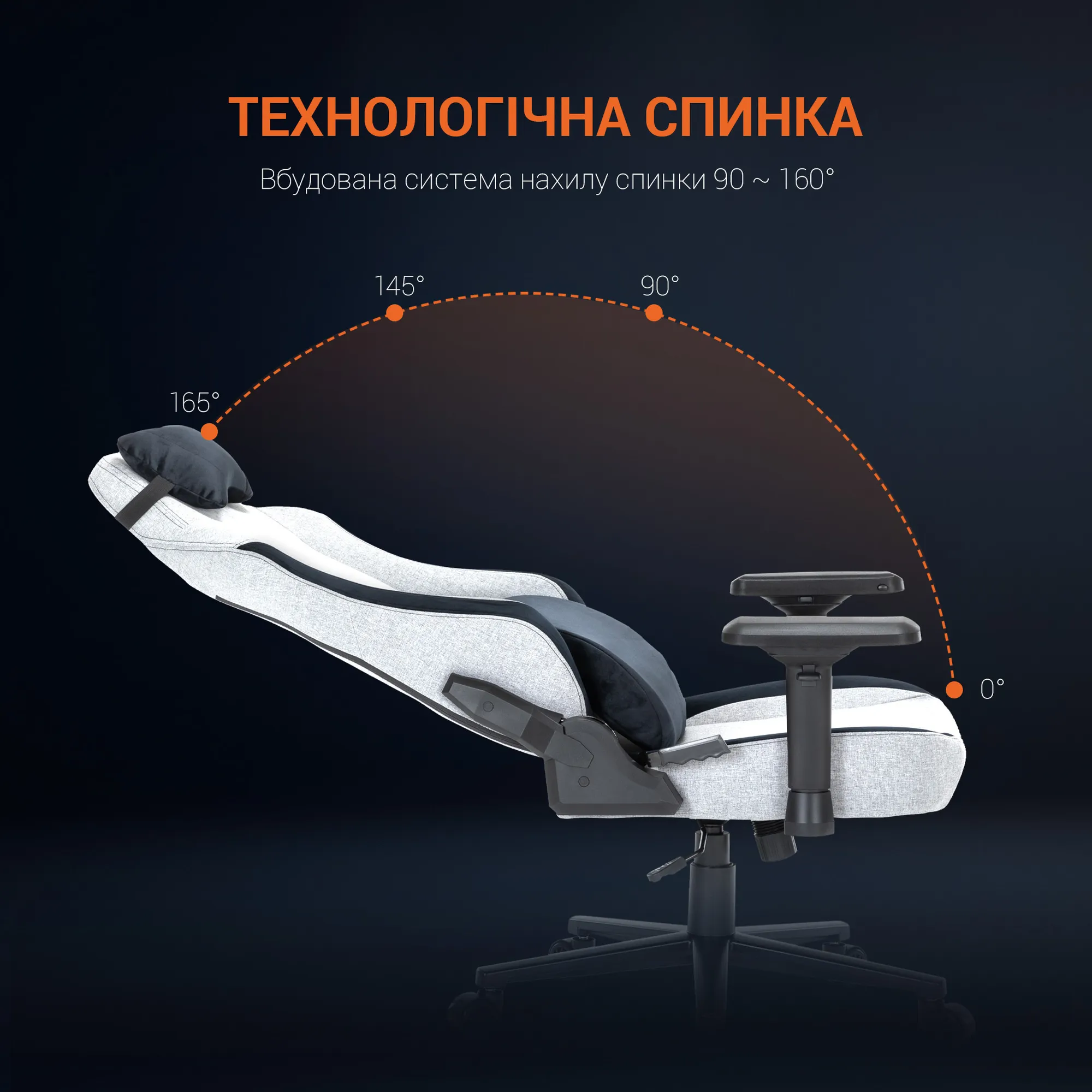 Купити Крісло для геймерів GamePro GC715LG - фото 18