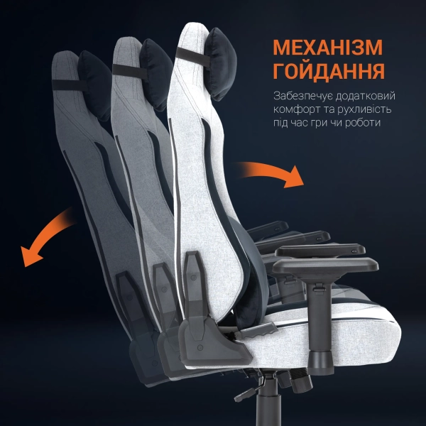 Купити Крісло для геймерів GamePro GC715LG - фото 19