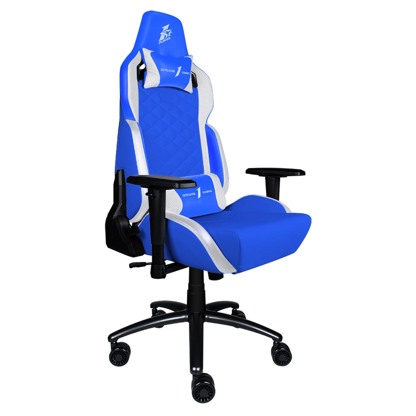 Купить Кресло для геймеров 1stPlayer DK2 Blue-White - фото 2