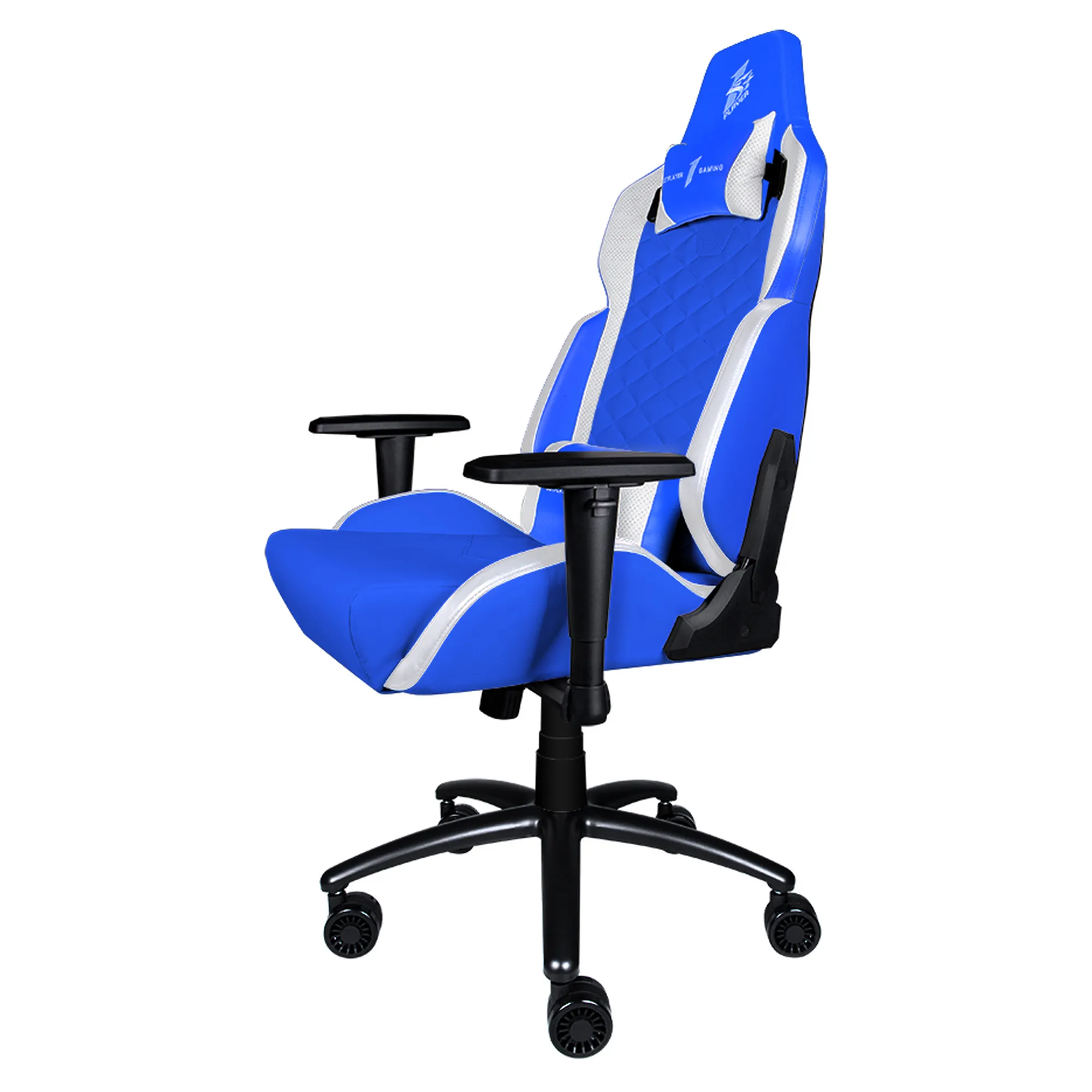 Купить Кресло для геймеров 1stPlayer DK2 Blue-White - фото 4