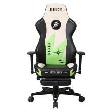 Купить Кресло для геймеров 1stPlayer Duke Black&White&Green - фото 2