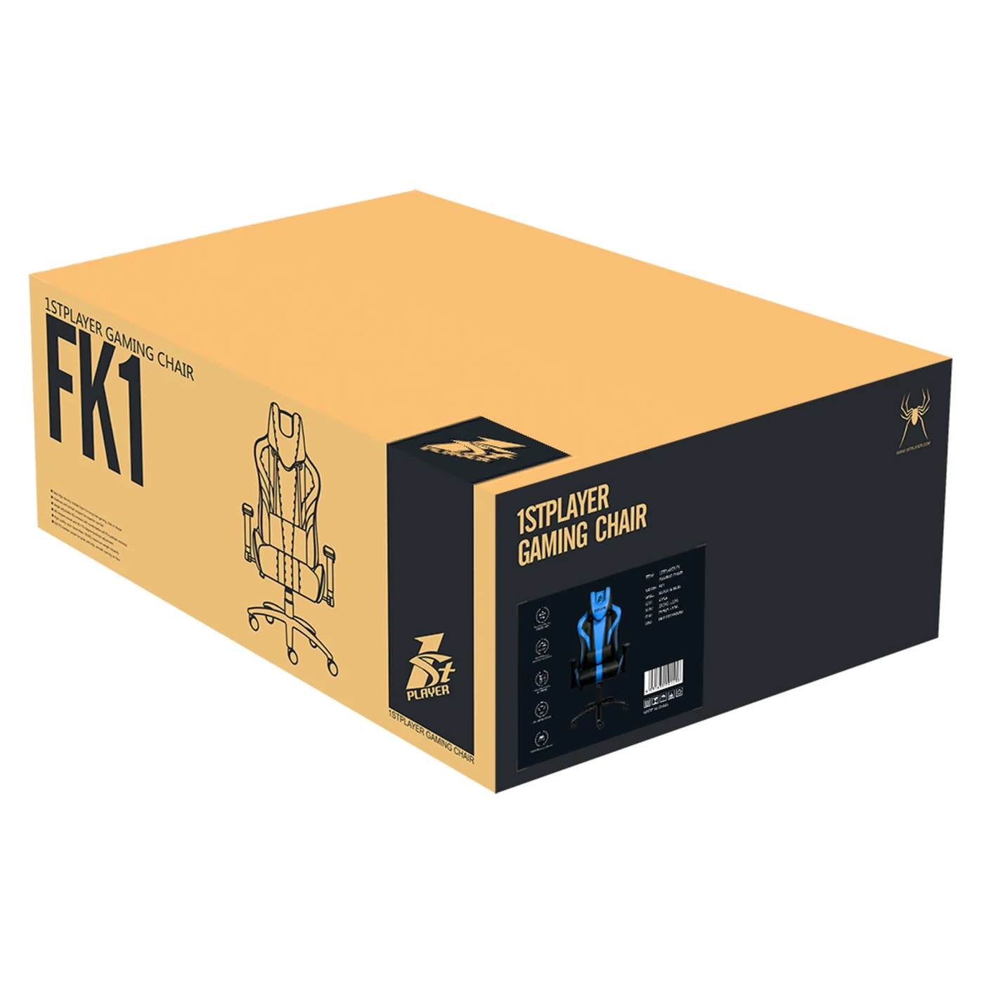 Купить Кресло для геймеров 1stPlayer FK1 Black-Blue - фото 7