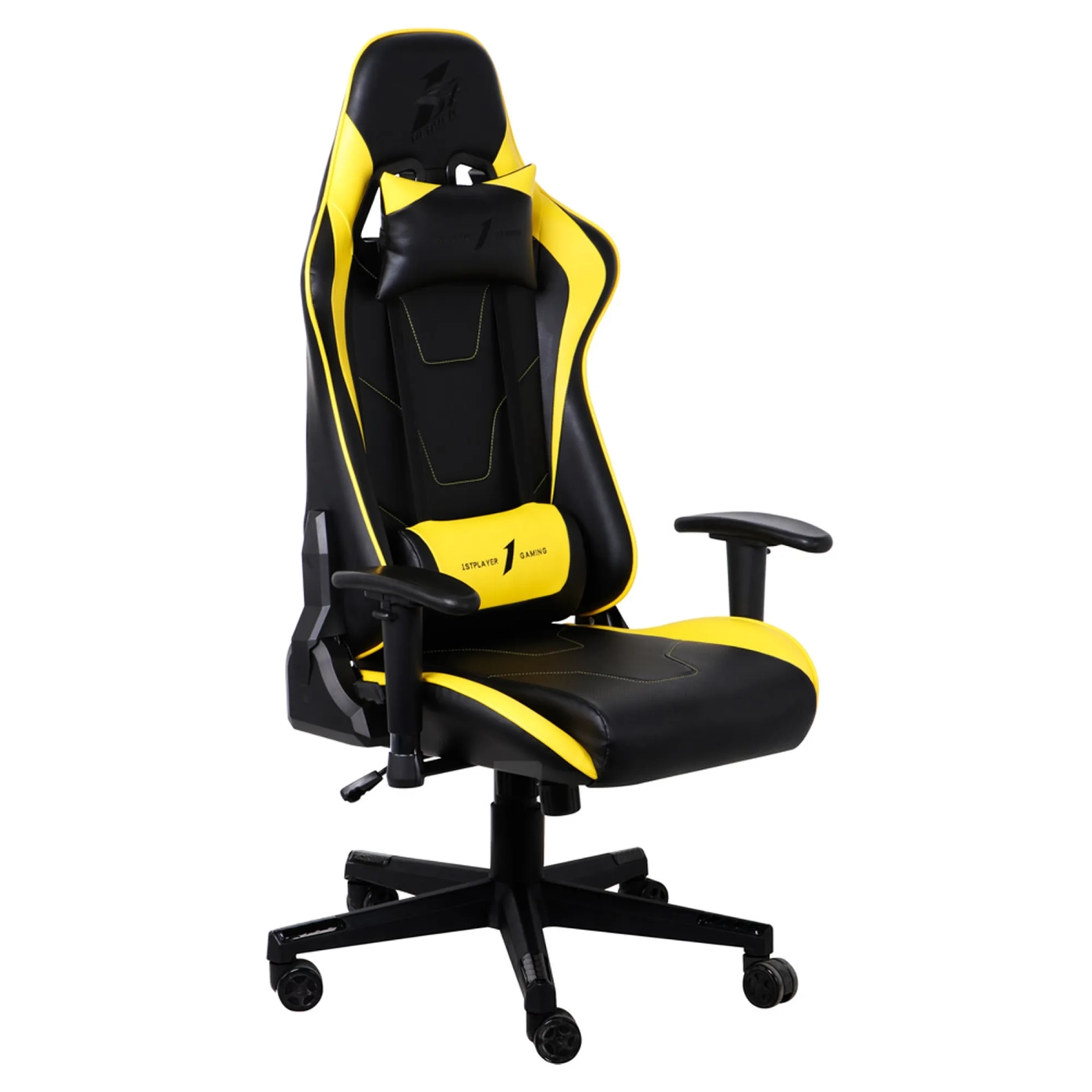 Купить Кресло для геймеров 1stPlayer FK2 Black-Yellow - фото 2