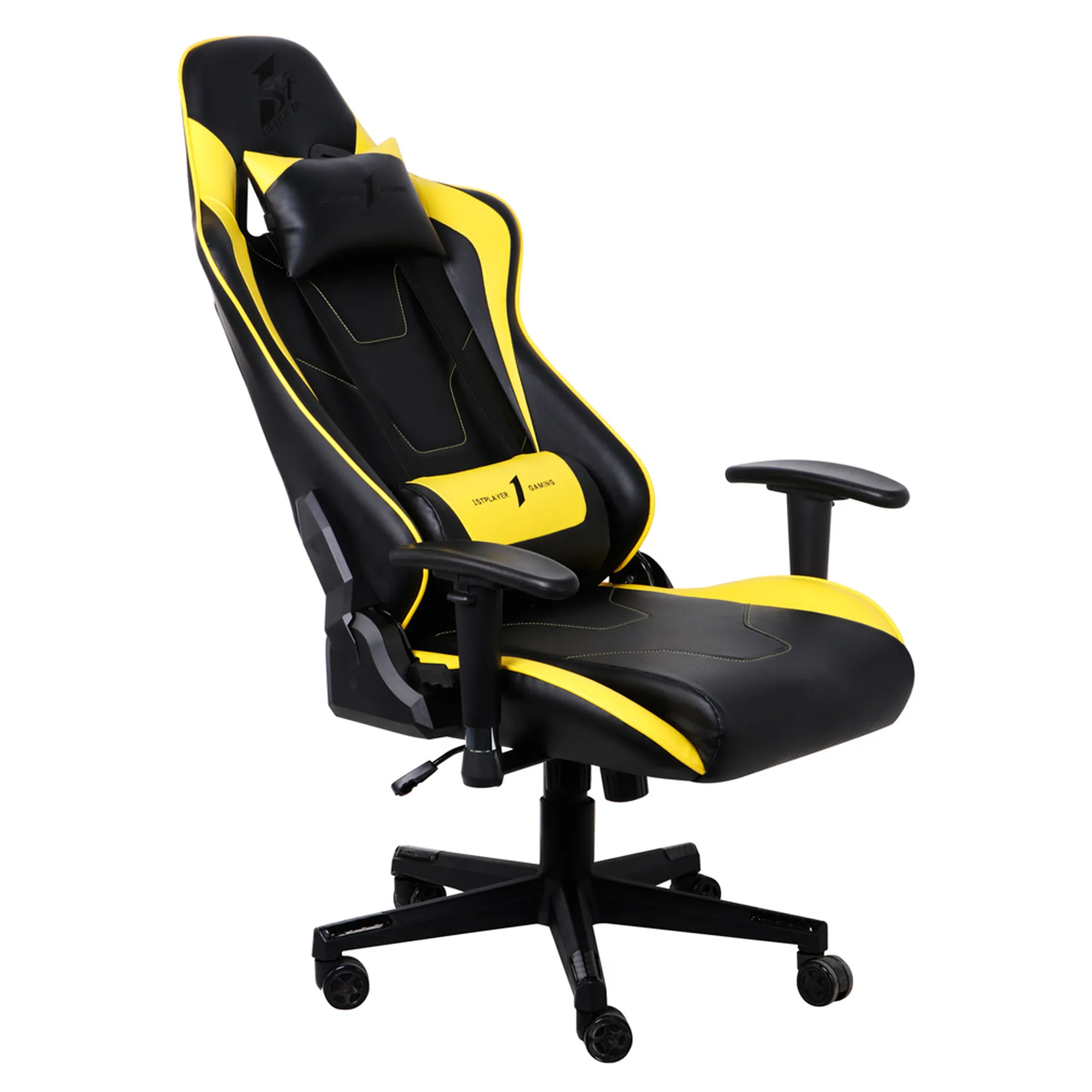 Купить Кресло для геймеров 1stPlayer FK2 Black-Yellow - фото 3
