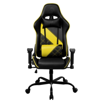 Купить Кресло для геймеров 1stPlayer S02 Black-Yellow - фото 1
