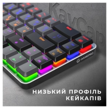 Купить Клавиатура GamePro MK122R Red Switch Low Profile Wireless Dark Gray - фото 7