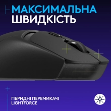 Купити Мишка Logitech G309 Lightspeed Wireless/Bluetooth Black (910-007199) - фото 2