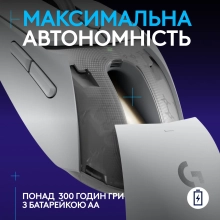 Купити Мишка Logitech G309 Lightspeed Wireless/Bluetooth White (910-007207) - фото 6