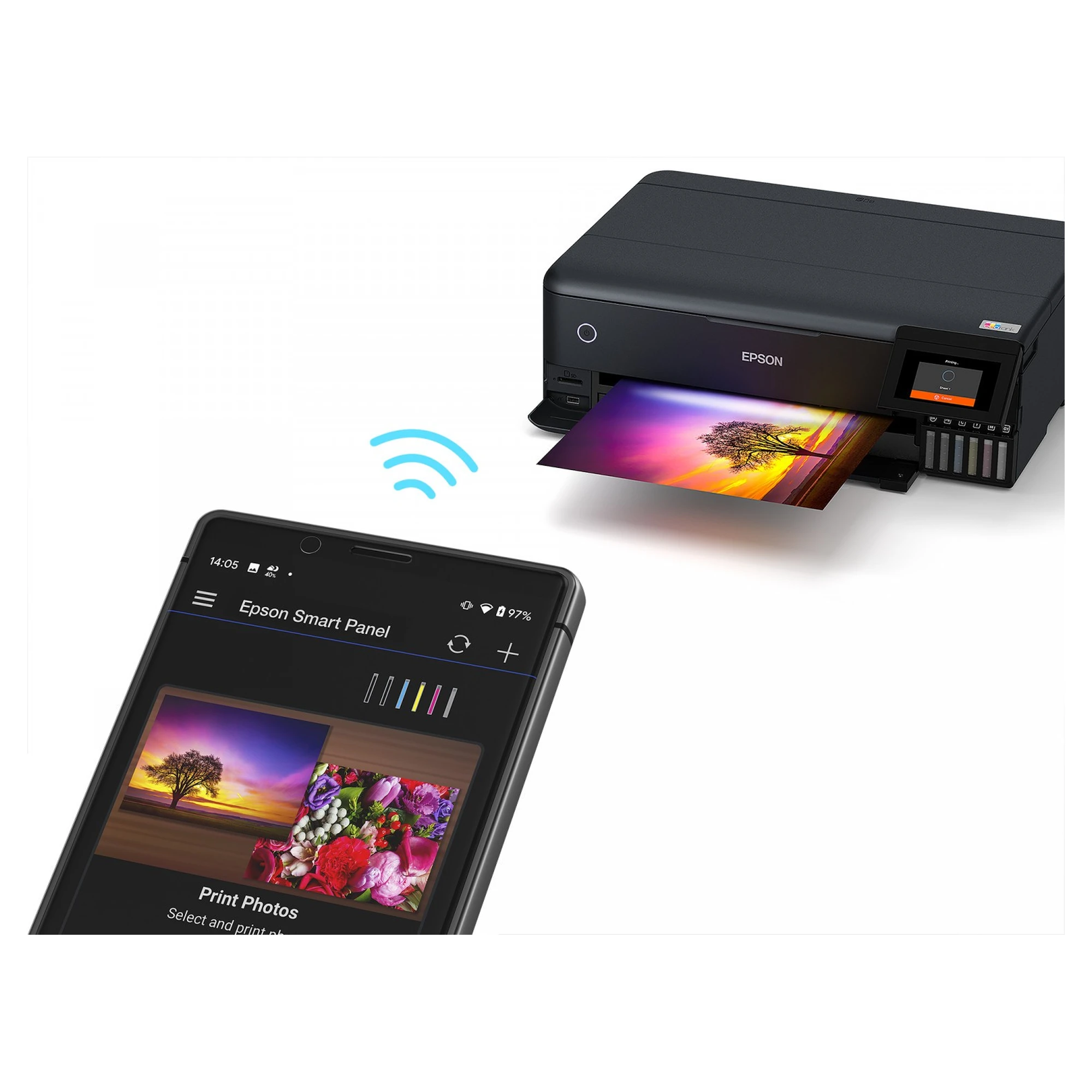 Купити БФП A3 Epson EcoTank L8180 WI-FI (C11CJ21403) - фото 8