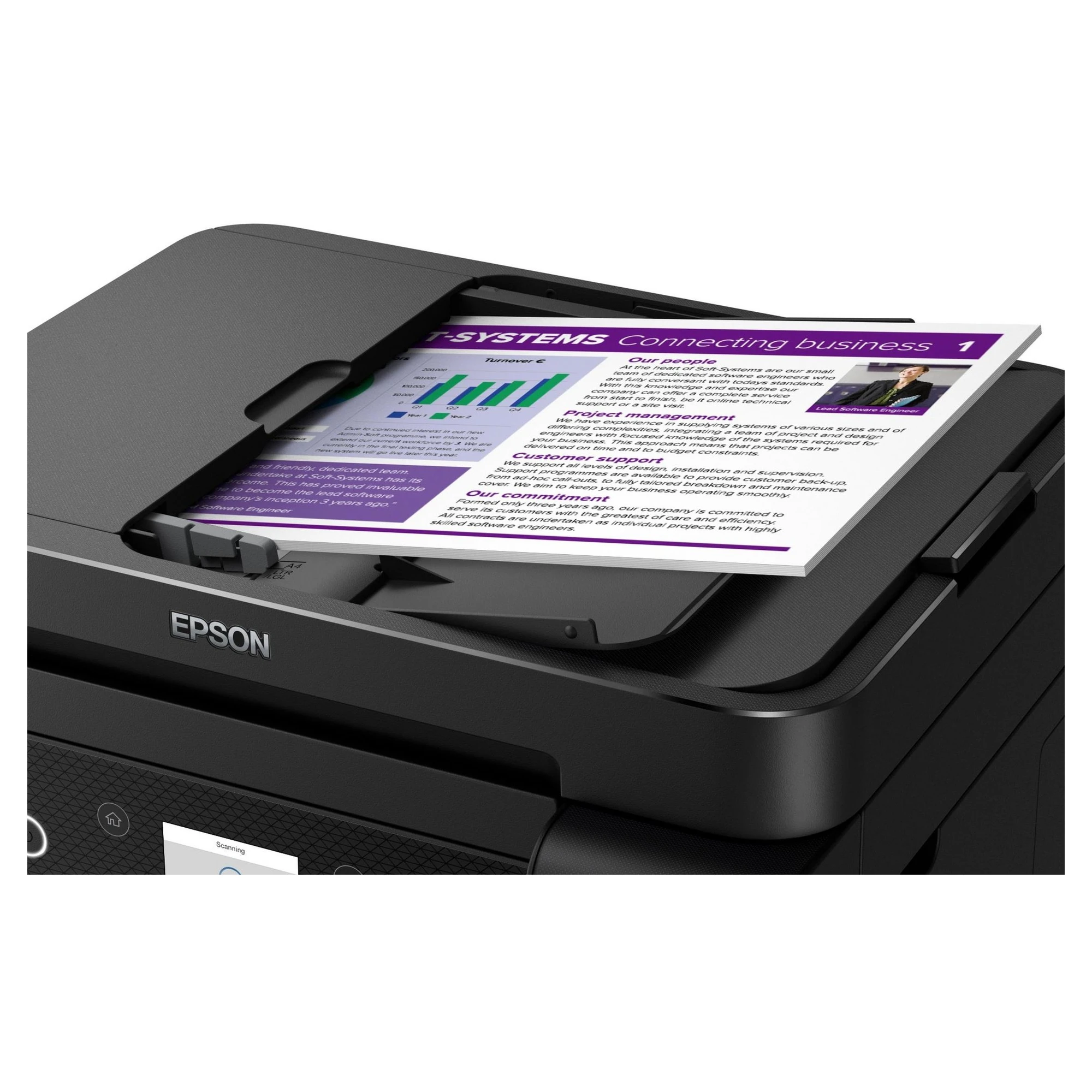 Купить МФУ A4 Epson EcoTank L6270 WI-FI (C11CJ61405) - фото 8