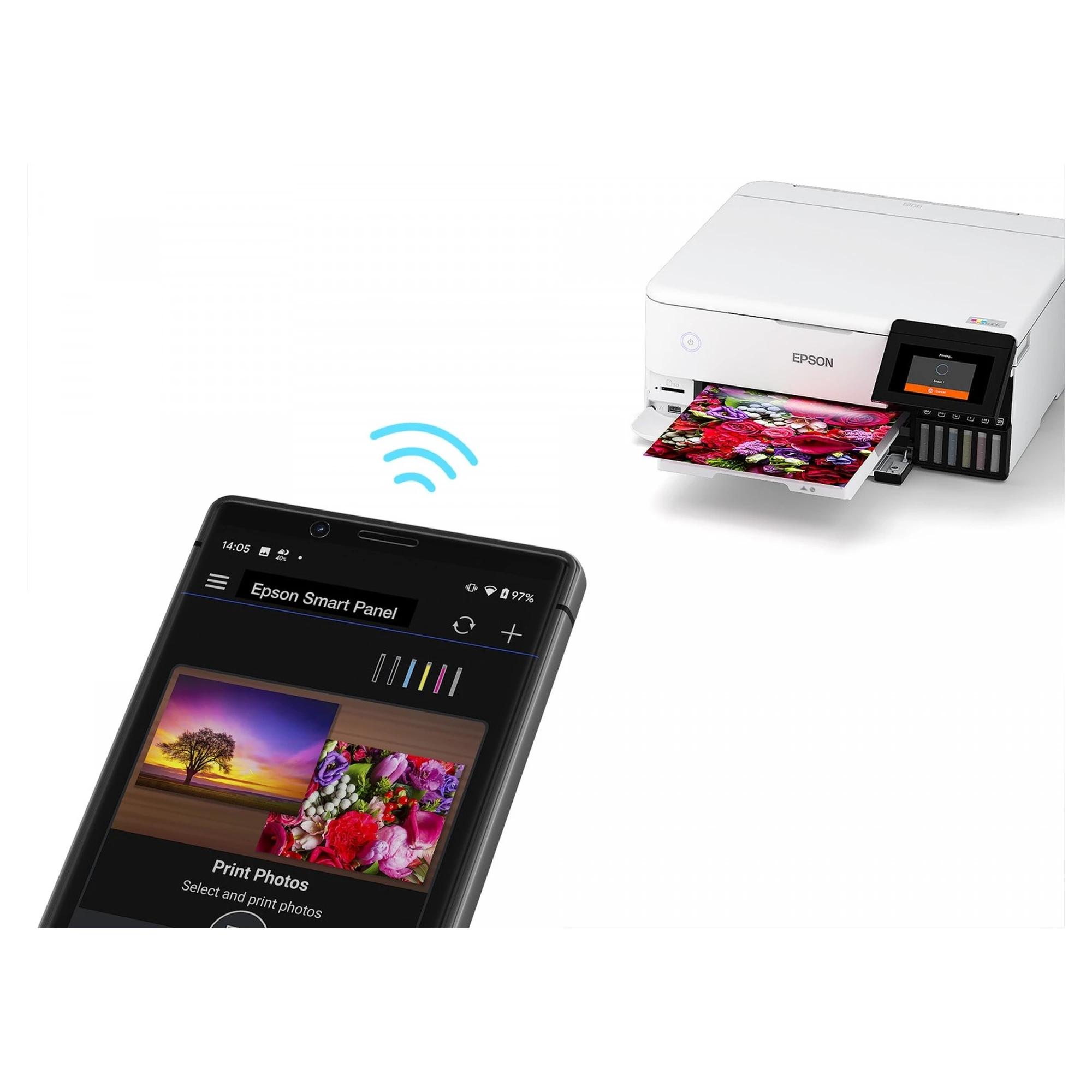 Купити БФП A4 Epson EcoTank L8160 WI-FI (C11CJ20404) - фото 11