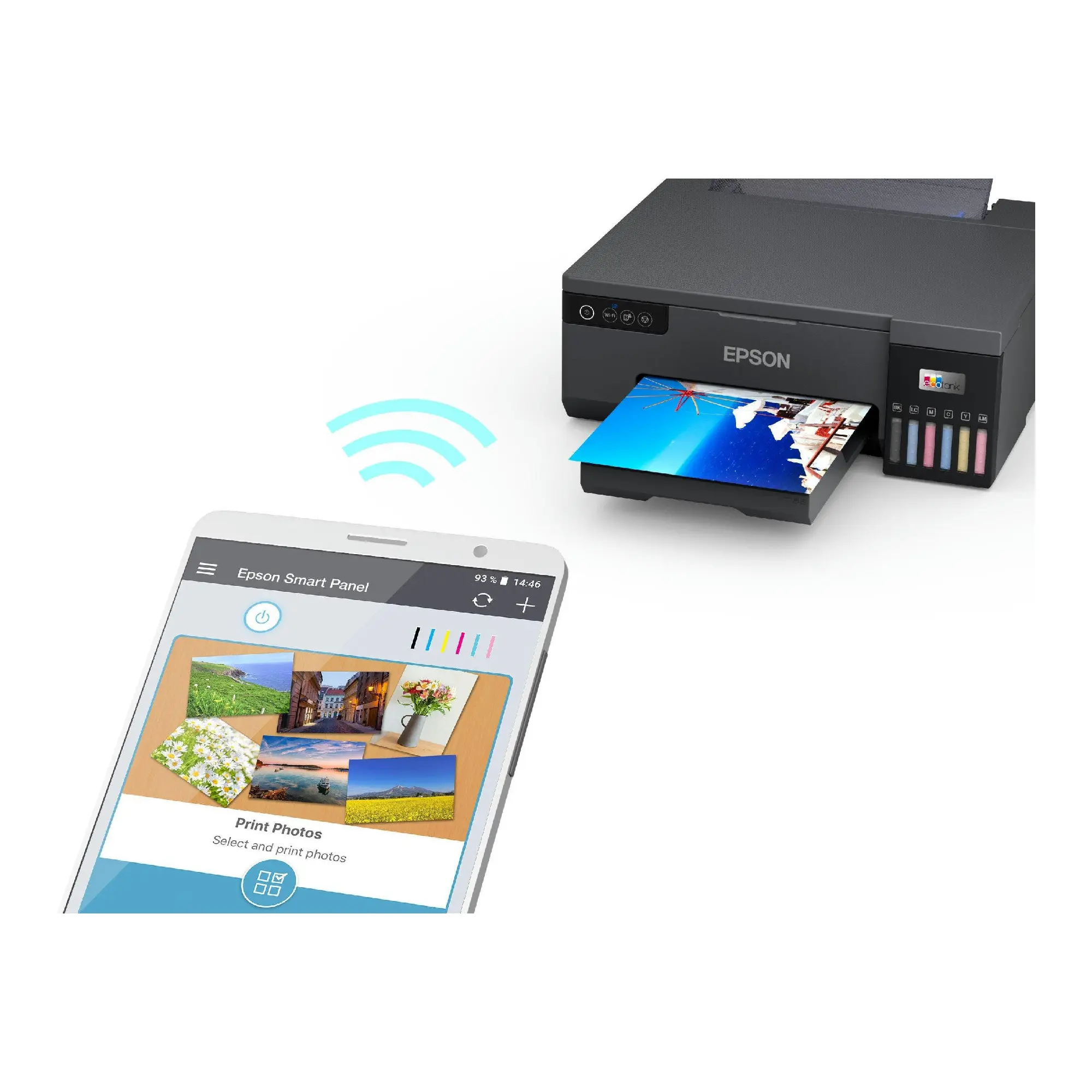 Купити Принтер A4 Epson EcoTank L8050 з Wi-Fi (C11CK37403) - фото 6