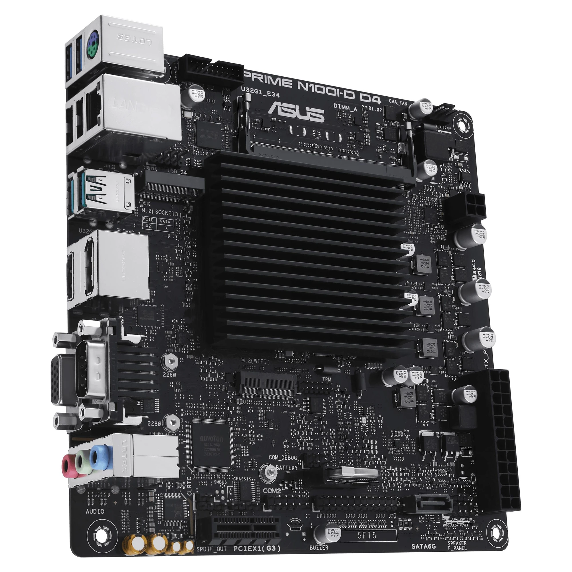 Купить Материнская плата ASUS PRIME N100I-D D4-CSM - фото 4