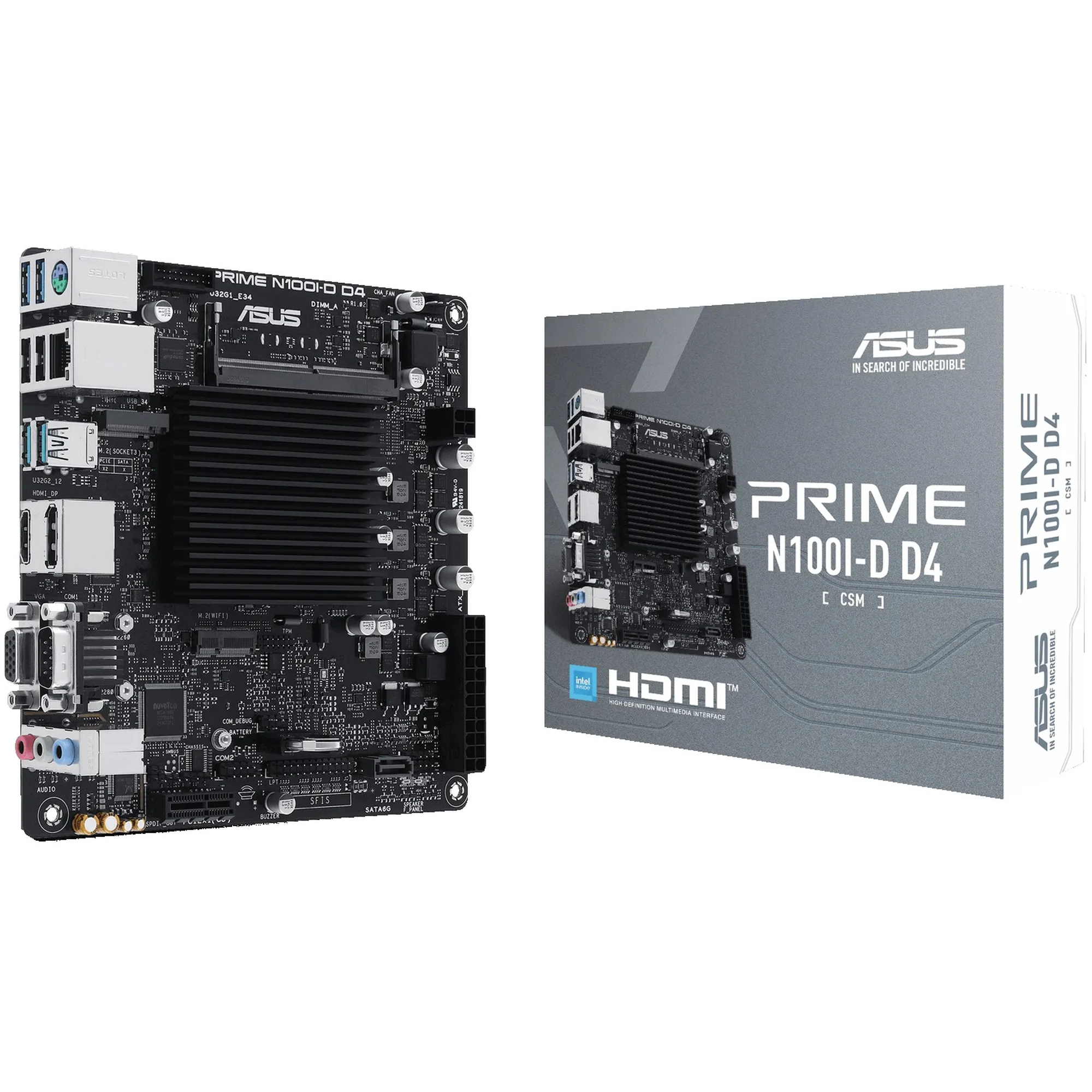 Купить Материнская плата ASUS PRIME N100I-D D4-CSM - фото 1