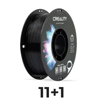 Купить PETG Filament (пластик) для 3D принтера CREALITY 11кг+1кг, 1.75мм, прозрачный (синий) (3301030036x12) - фото 1