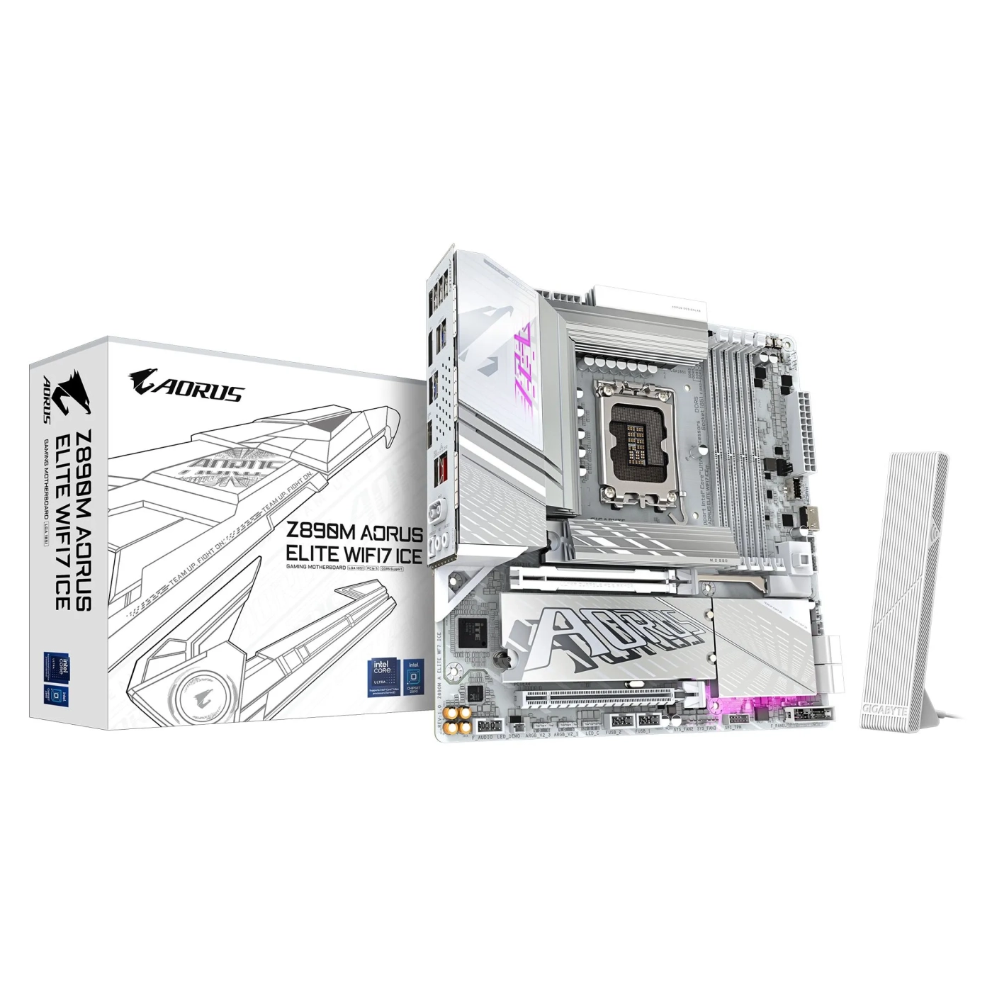 Купити Материнська плата GIGABYTE Z890M AORUS ELITE WIFI7 ICE - фото 6