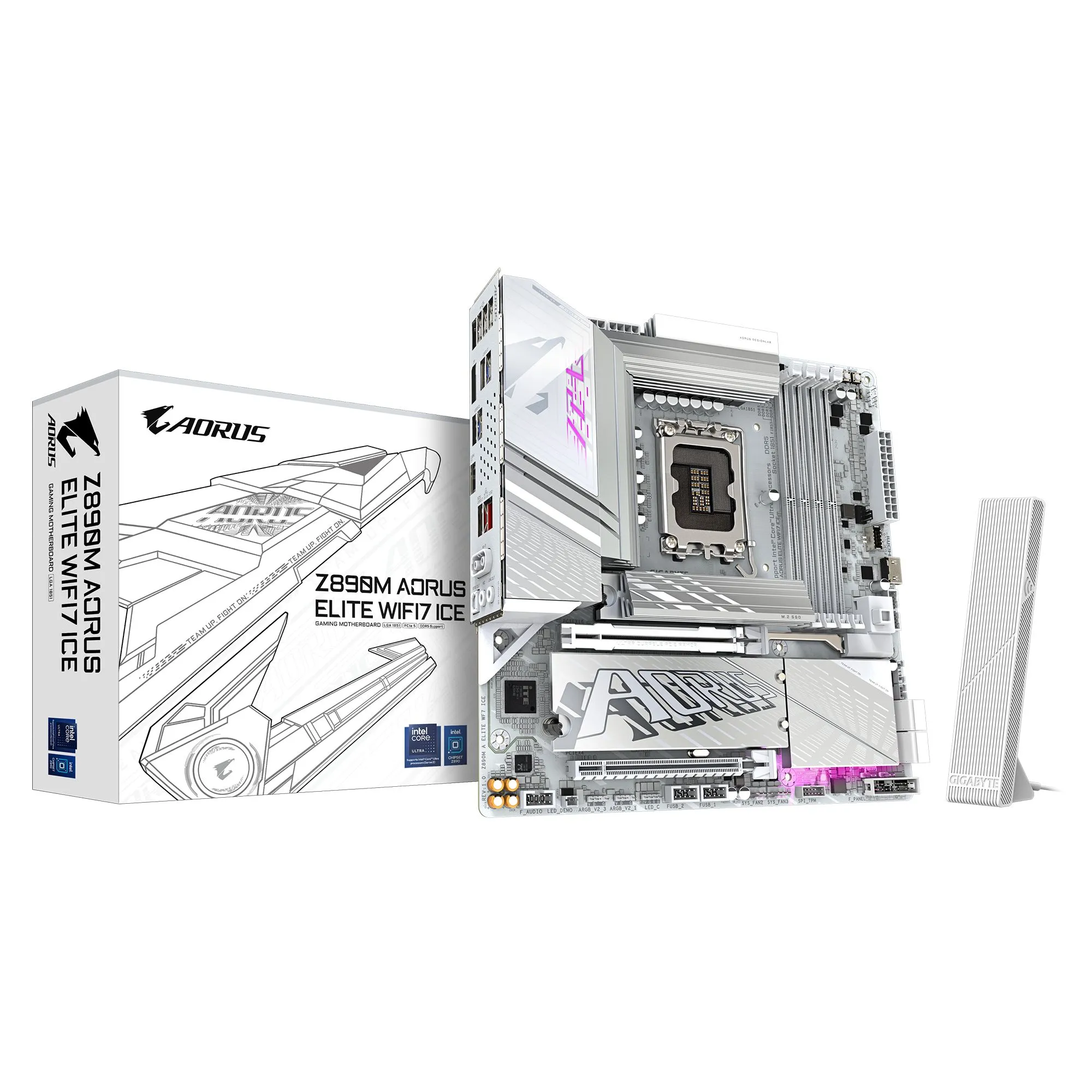 Купити Материнська плата GIGABYTE Z890M AORUS ELITE WIFI7 ICE - фото 6