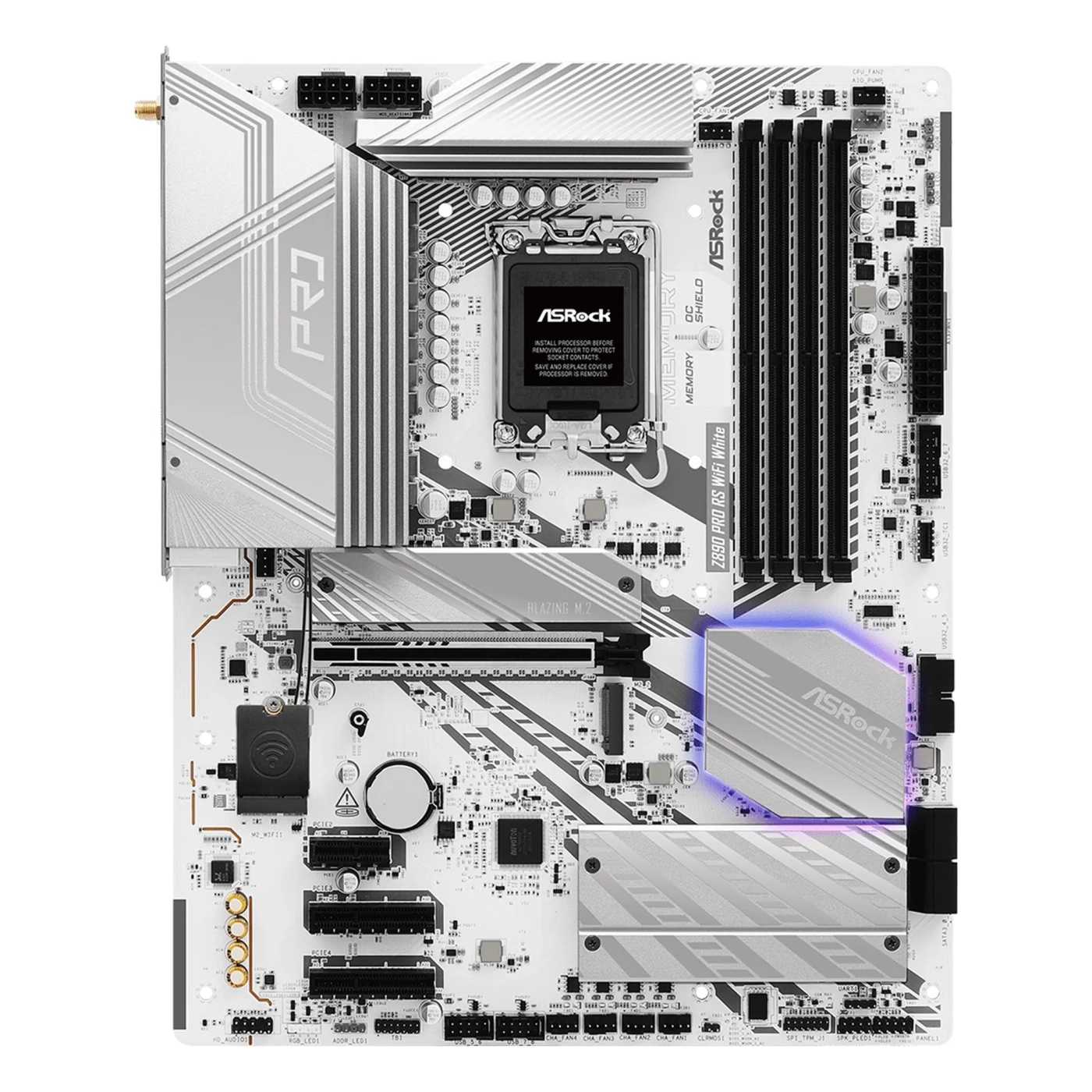 Купити Материнська плата ASRock Z890 PRO RS WIFI WHITE - фото 2